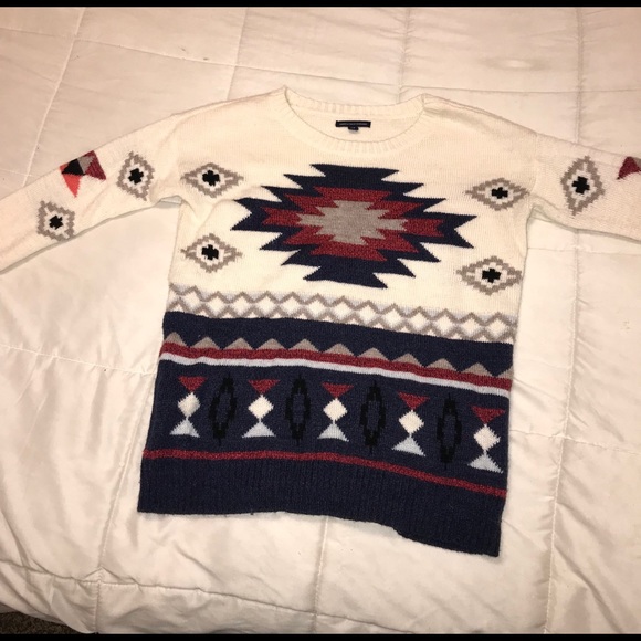 American Eagle Aztec Knit Sweater - Picture 2 of 5